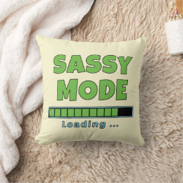 Sassy-Modus wird geladen … Kissen
