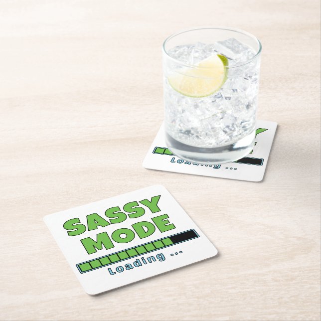Sassy-Modus wird geladen … Rechteckiger Pappuntersetzer (Vor Ort)