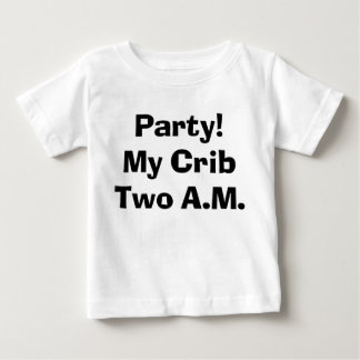 Sassy Party mein Krimi, zwei Uhr Baby T-shirt