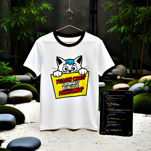 Sassy Pawsome Katze für Katzenliebhaber & Fußballf T-Shirt