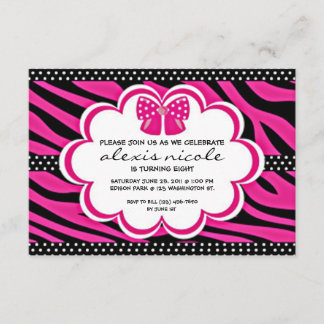 Sassy-Pink-Einladung Einladung