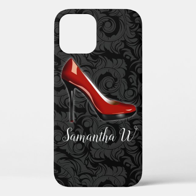 Sassy Red Shoe Ladys Elegant Case-Mate iPhone Hülle (Rückseite)