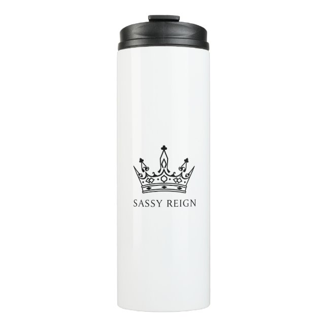 Sassy Reign-Taschentasche  Thermosbecher (Vorderseite)