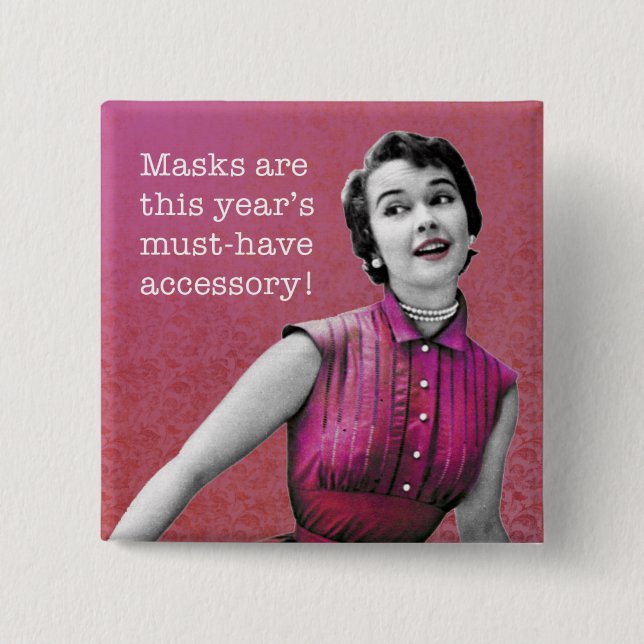 Sassy Retro | Button | Platz (Vorderseite)