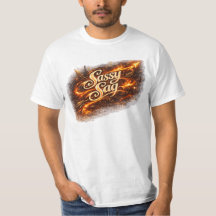 Sassy Sag Zodiac T-Shirt – Mutiger Schütze Feuer S