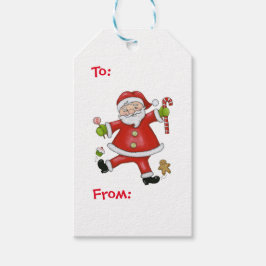 Sassy Santa Geschenkanhänger
