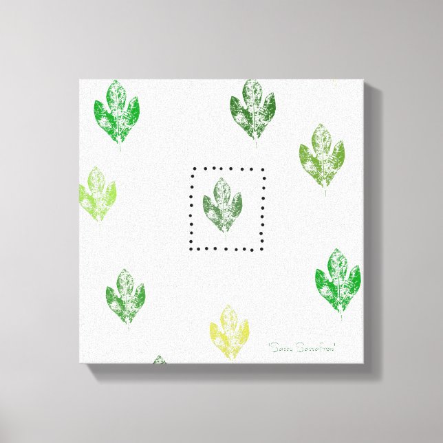 Sassy Sassafras auf Leinwand (Vorderseite)