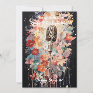 Sassy & Seize ans ! Carte d'anniversaire pour seiz