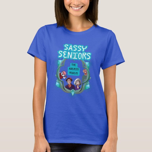 Sassy Senior Trivia T - Shirt (Vorderseite)
