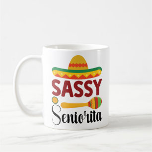 Sassy Seniorita-01 - Cinco De Mayo Hoodie Kaffeetasse