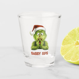 Sassy sips schnapsglas