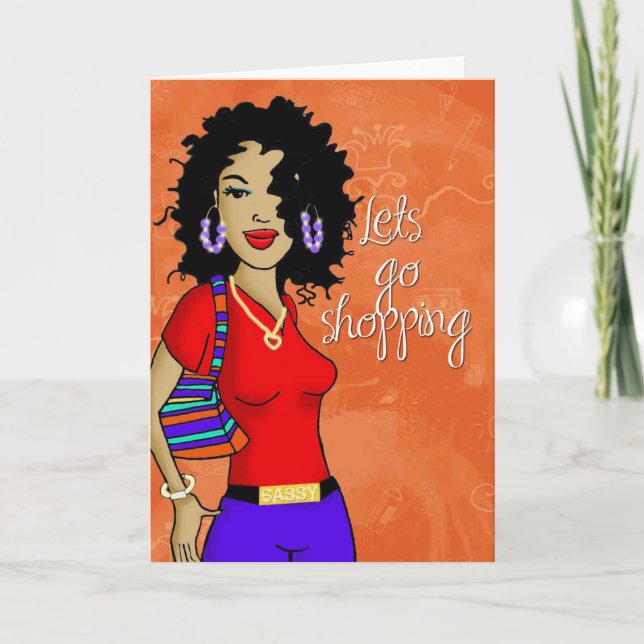 Sassy Sistas Notecard Karte (Vorderseite)