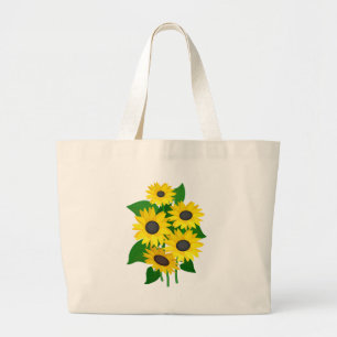 Sassy Sonnenblumen Tote Tasche