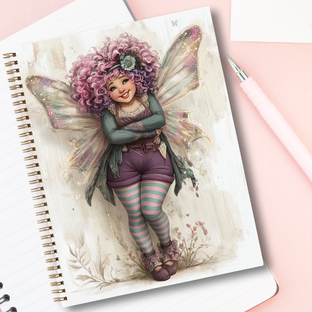 Sassy Sparkle Fairy of Mischief Magic and Dreams Notizbuch (Von Creator hochgeladen)