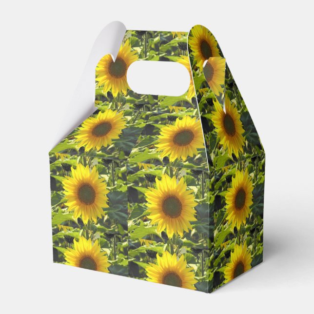 Sassy Sunflowers Geschenkschachtel (Vorderseite)