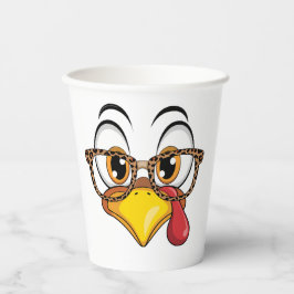 Sassy Thanksgiving Turkey  Pappbecher