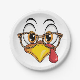 Sassy Thanksgiving Turkey  Pappteller