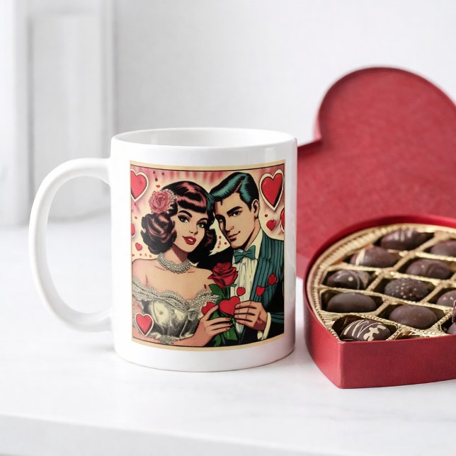 Sassy Vintag Valentine Kaffeetasse (Von Creator hochgeladen)