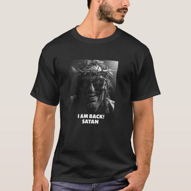 Satan 666, Satanist, Teufel, Gotik, Okkult, Satan T-Shirt (Vorderseite)