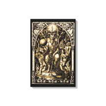 Satan begeisterte die 16x24 Leinwand Wall Art