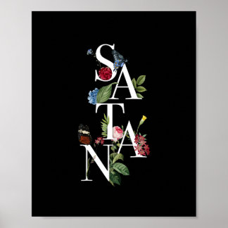 Satan - Blume Poster
