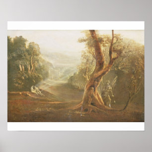 Satan Contemplating Adam and Eve in Paradise, aus Poster