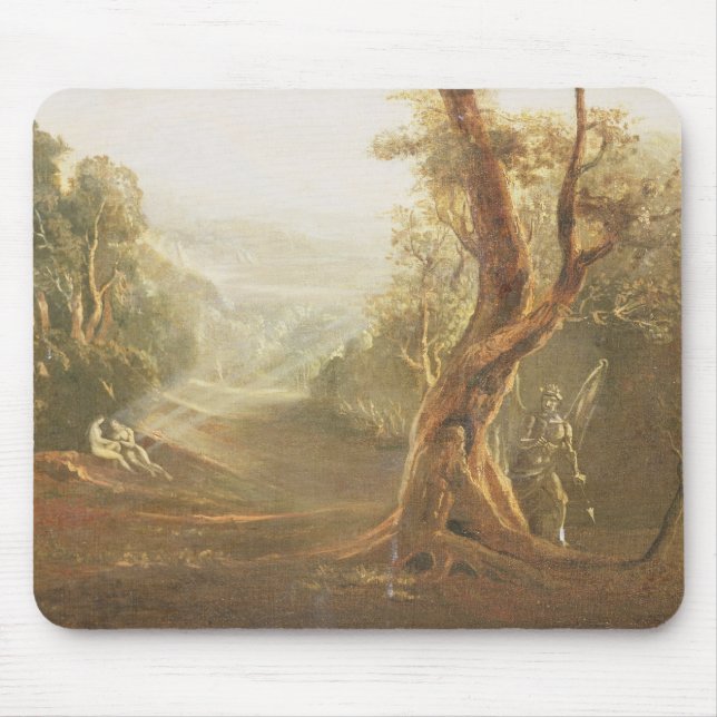 Satan, das Adam und Eve im Paradies, von erwägt Mousepad (Vorne)