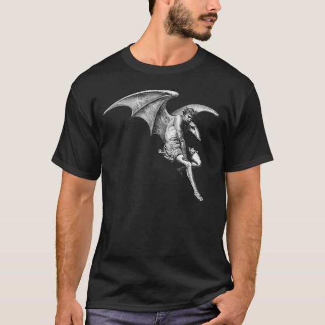 Satan Denken (auf dunklen Shirts) T-Shirt (Vorderseite)