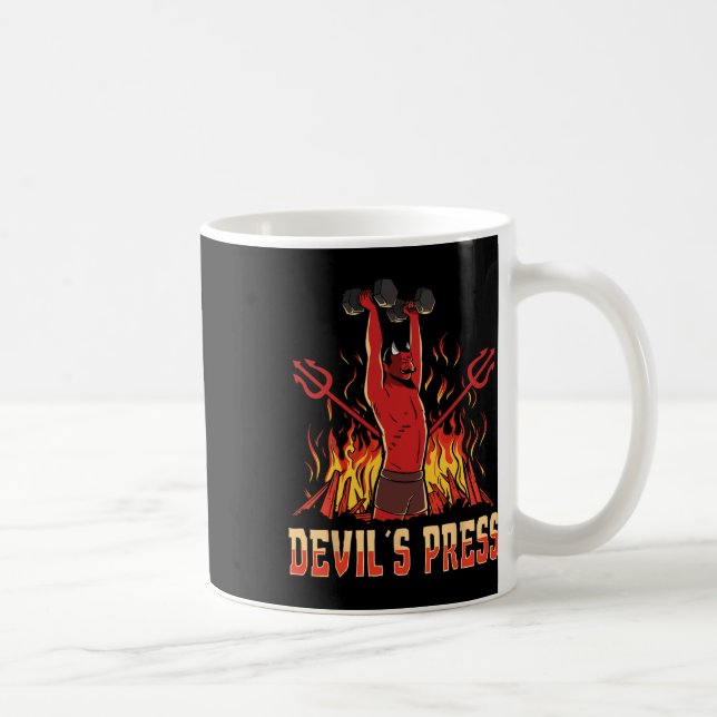Satan Devil's Press-Bodybuilding Kaffeetasse (Rechts)