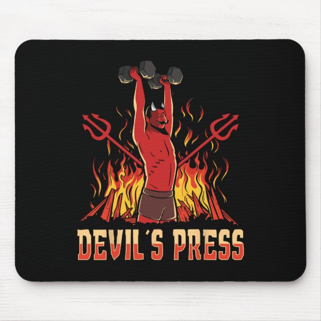 Satan Devil's Press-Bodybuilding Mousepad (Vorne)
