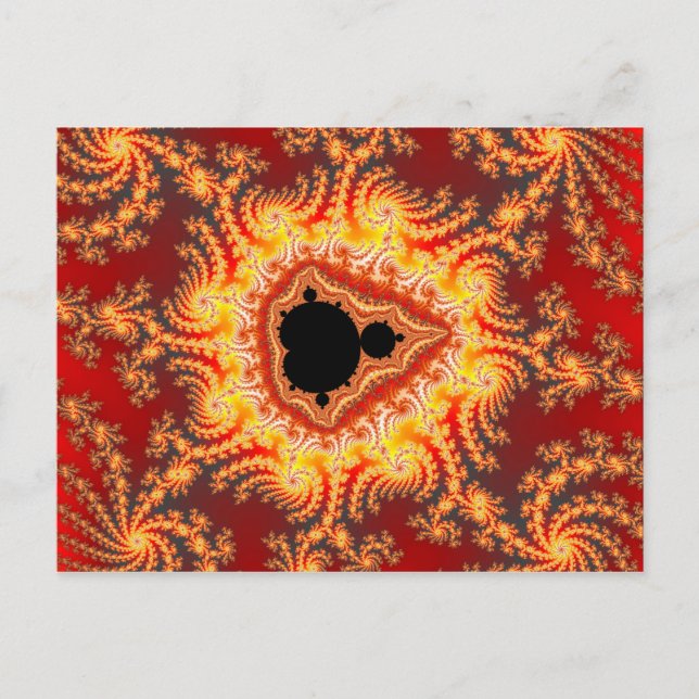 Satan - Fraktal Postkarte (Vorderseite)