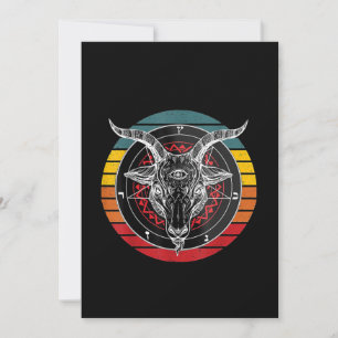 Satan Goat, Ziegengeschenk Feiertagskarte