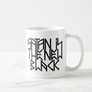 Satan ist das neue Schwarze No.3 (Schwarzes) Kaffeetasse