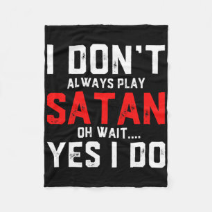 Satan-Kostüm Teufel Halloween-Kostüm Satan Fleecedecke