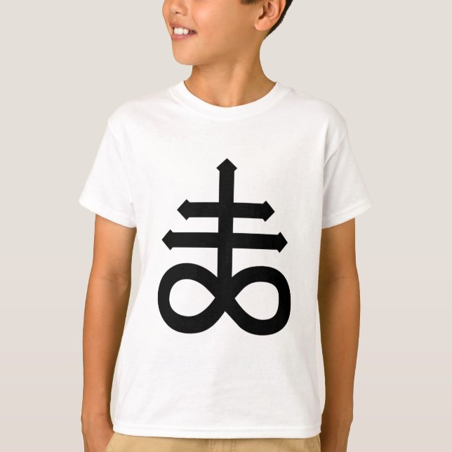 Satan-Kreuz-Shirt T-Shirt (Vorderseite)