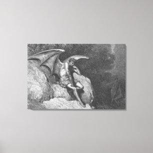 Satan Penser toile étirée