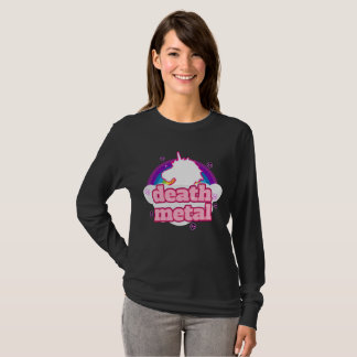 Satan Regenbogen des Einhornhagels Todesmetall T-Shirt