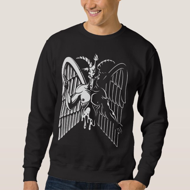 Satanic Baphomet Sweatshirt (Vorderseite)