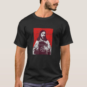 Satanic Bible Jesus Atheist Death Metal 666 Vintag T-Shirt