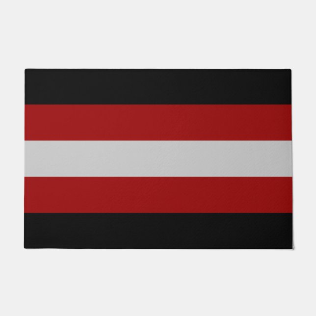 Satanic Flag (Satanismus) Fußmatte (Vorderseite)