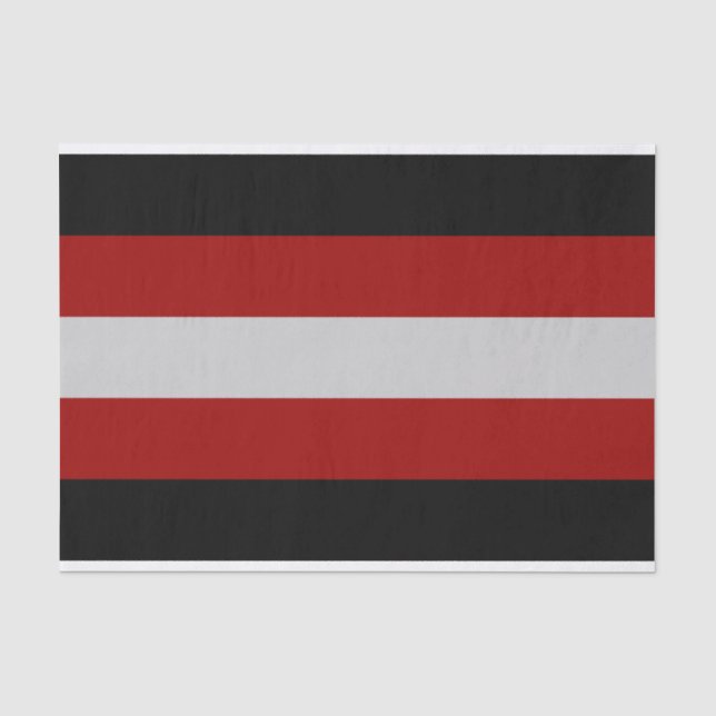 Satanic Flag (Satanismus) Seidenpapier (Vorderseite)