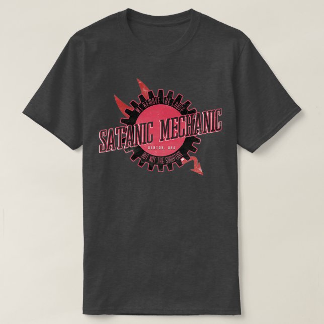 Satanic Mechanic (2) T-Shirt (Design vorne)