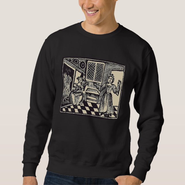Satanic Occult Absentis Liberi Goth Horror Aesthet Sweatshirt (Vorderseite)