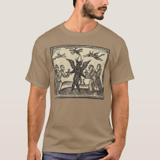 Satanic Occult Sacrifice Goth Horror Aesthetic Woo T-Shirt