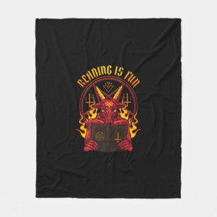 Satanic Pagan Goat Premium Fleecedecke