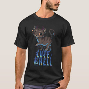 Satanicat Süß Wie Die Hölle Esoterische Satanische T-Shirt
