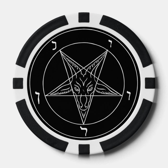 Satanische Pokerchips (Vorderseite)