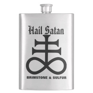 Satanische Querschwefel-Flasche hagel Satan Flachmann