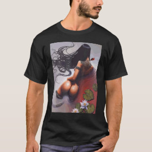 Satanist Lotus Blume Satanic Gothic Lady T-Shirt