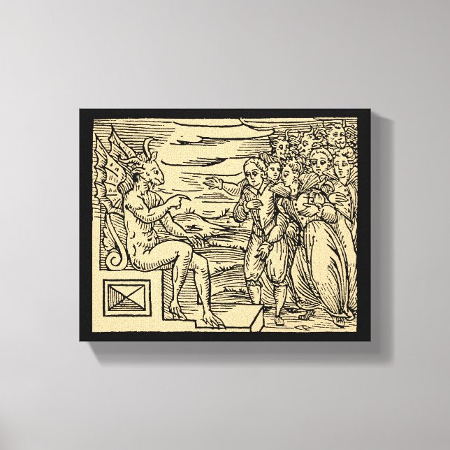 Satans Hexen nehmen seinen Namen 8x10 Leinwanddruck (Vorderseite)